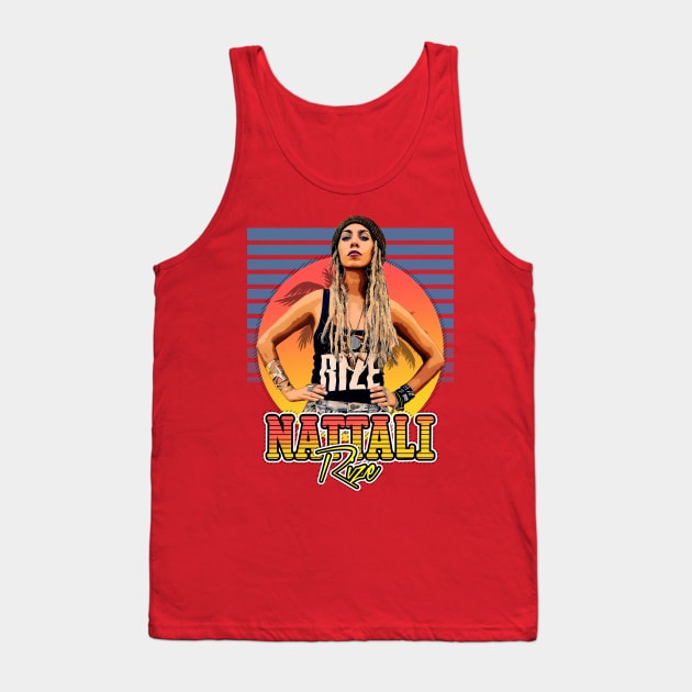 retro nattali rize reggae music // vintage style flyer Tank Top by Now and Forever